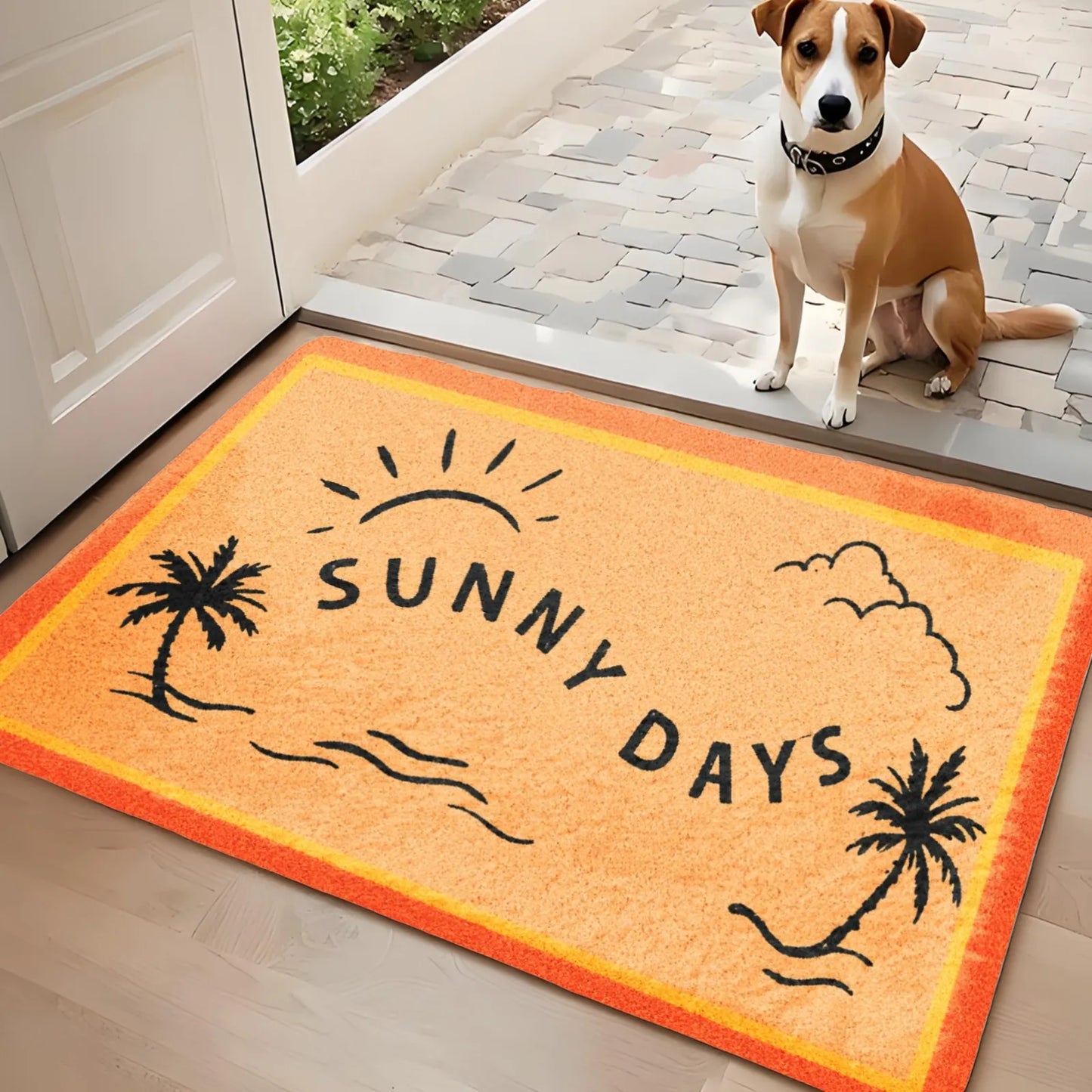3PCS Kitchen Rugs, Front Door, Kitchen, Bathroom,