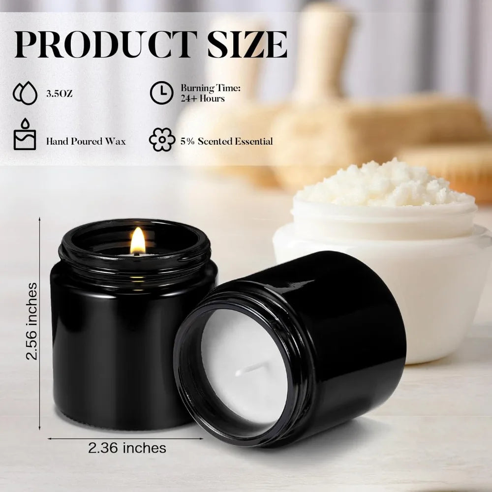 50 Pcs Mini Mason Jar Candles 3.5oz Scented Small Jars Candles i