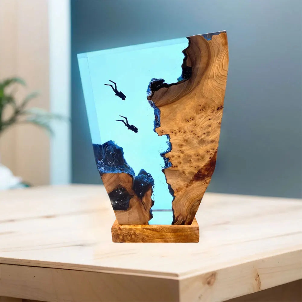 Seabed World Organism Resin Table Night Light