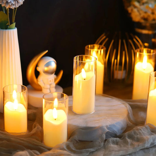 High-Quality Amber Glow Tealight Candles