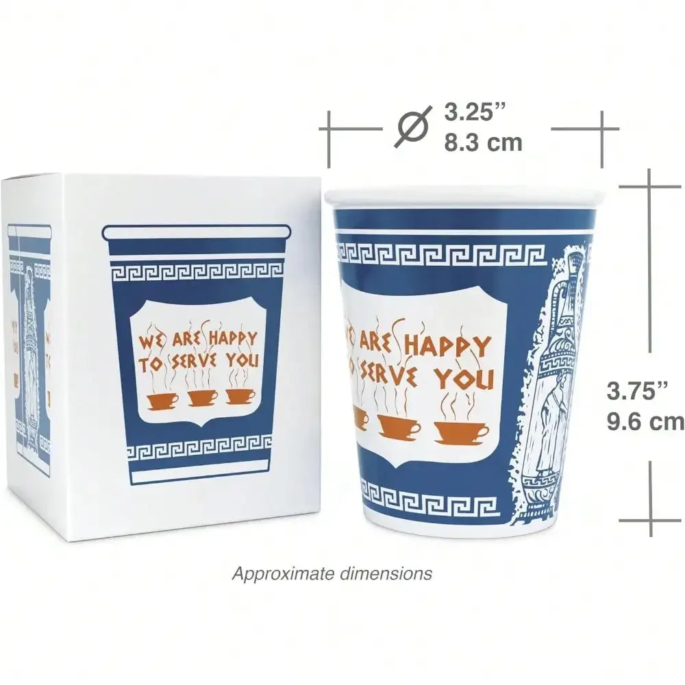 1pc 10 Oz Ceramic Coffee Cup, Retro Iconic NYC Coffee Mug