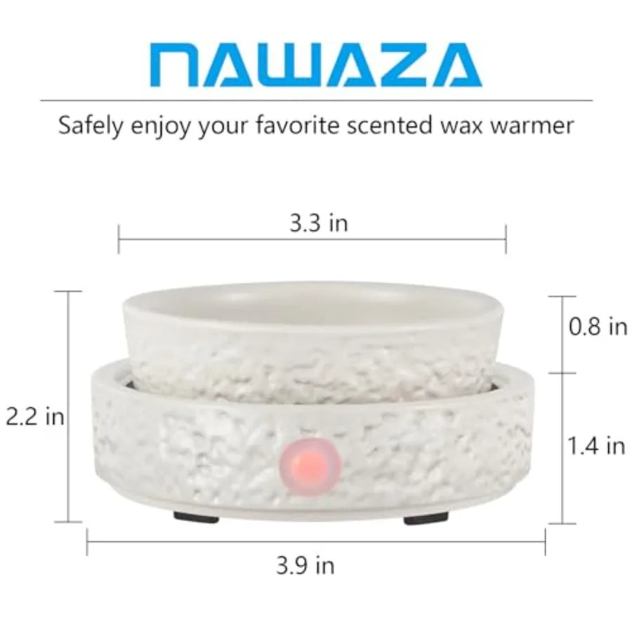 Ceramic Wax Melt Warmer Fragrance, 3 in1 Electric Candle Wax Warmer