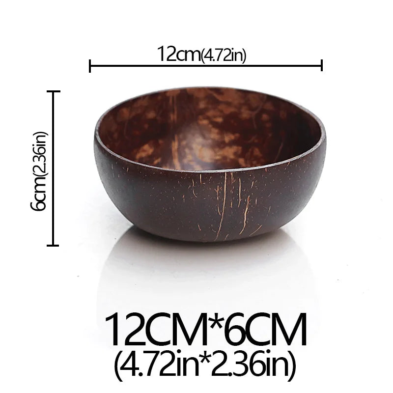Coconut Shell Bowl Natural Old Coconut Shell Wooden