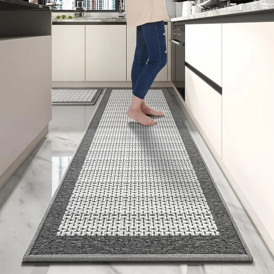 Non Slip Kitchen Rugs Sets of 2 Extra Large 2.5x6 20x32 Runner Rugs