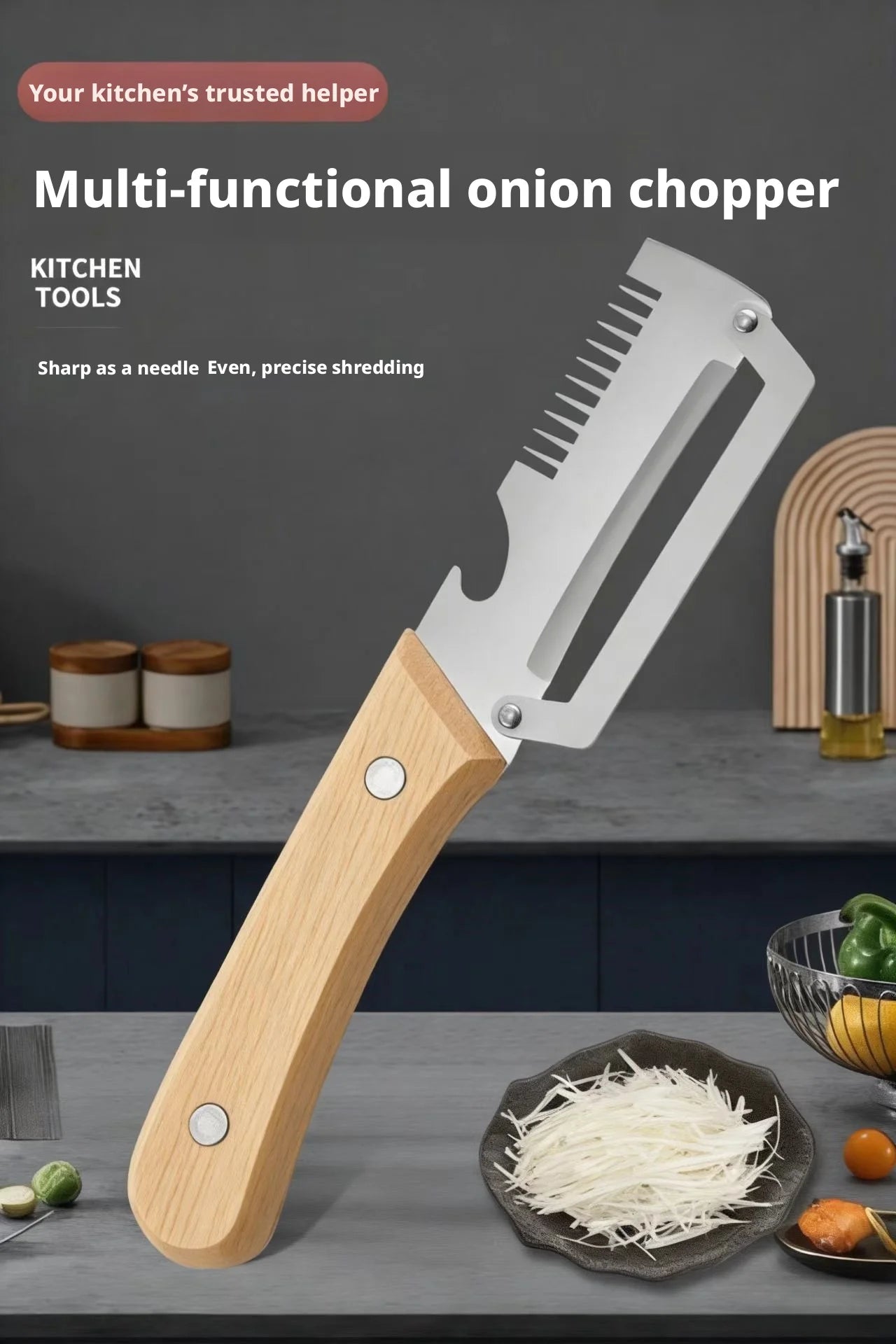 2026 New Paring Knife Ergonomic Wood Handle Knife