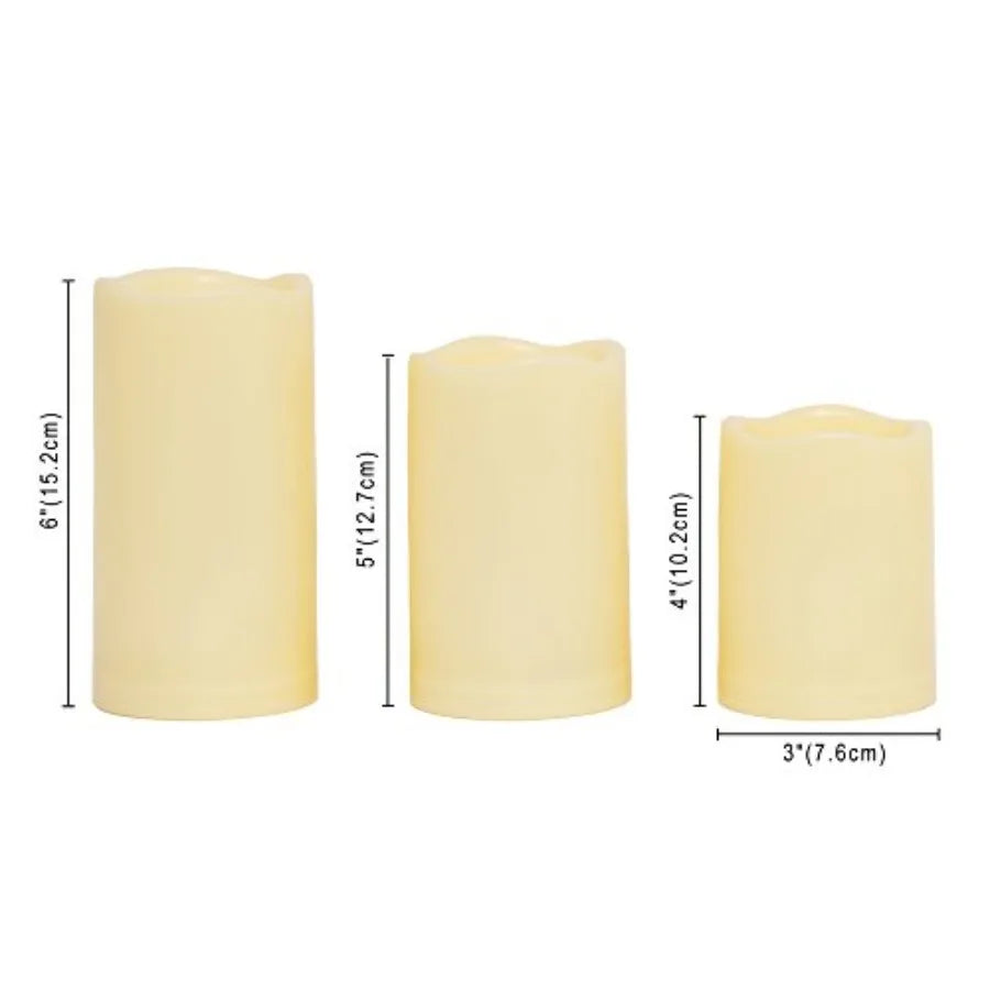 Waterproof Outdoor Battery Operated Flameless Candles