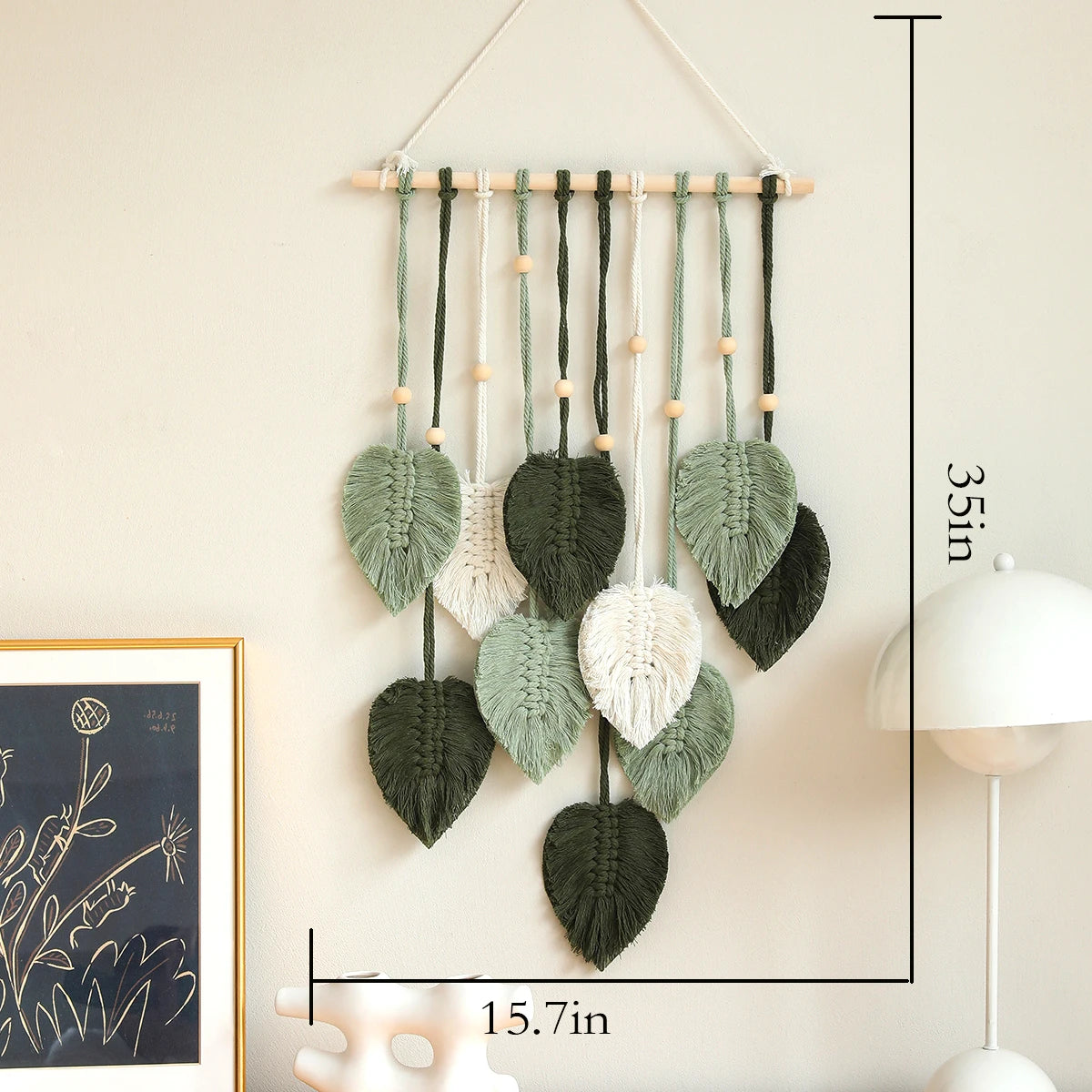 2pcs Bohemian hangings, hand-woven decorations