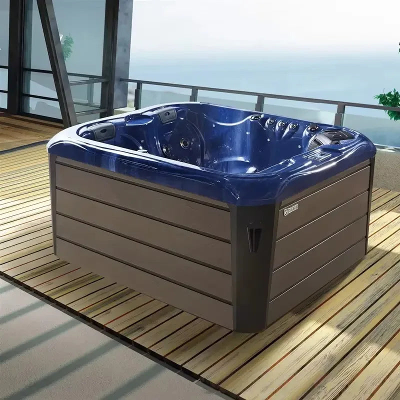 acrylic hot tub with jet massage function