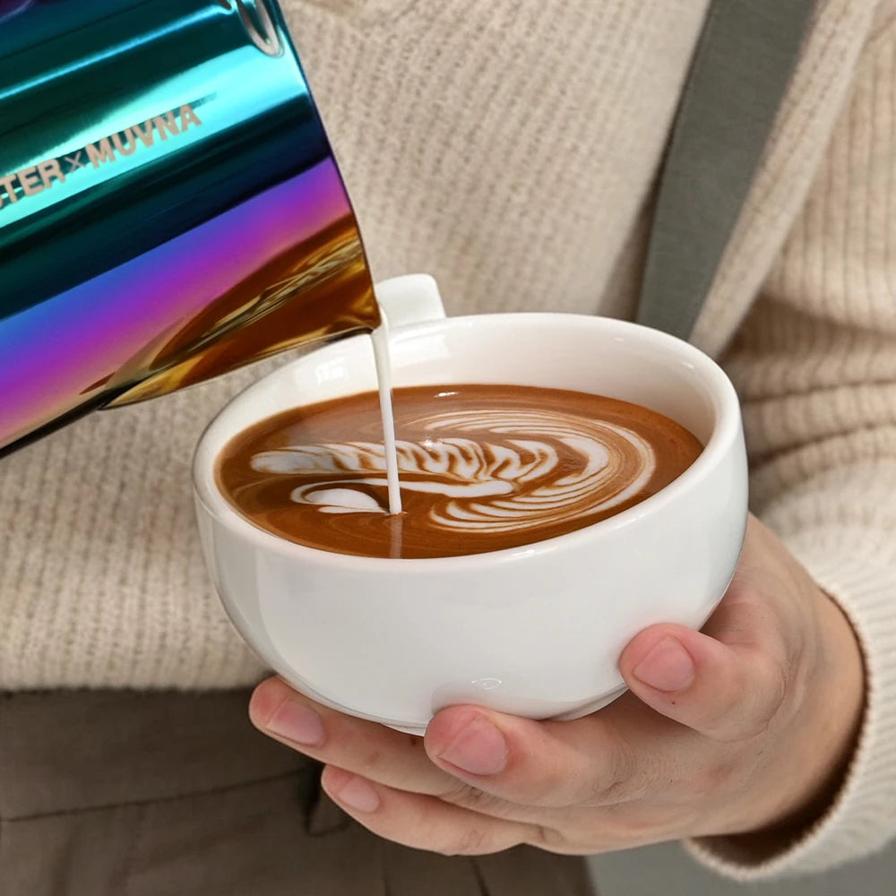 240ml Ceramic Latte Art Cup - Saucer  Cappuccino Cup