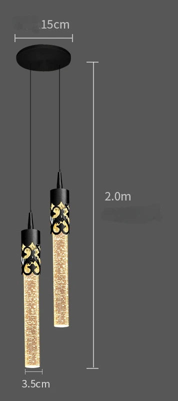 Modern Creative Lighting Crystal Led Pendant Lamp Chandelier