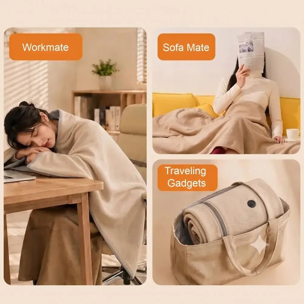Heated Shawl Lightweight Wearable Blanket