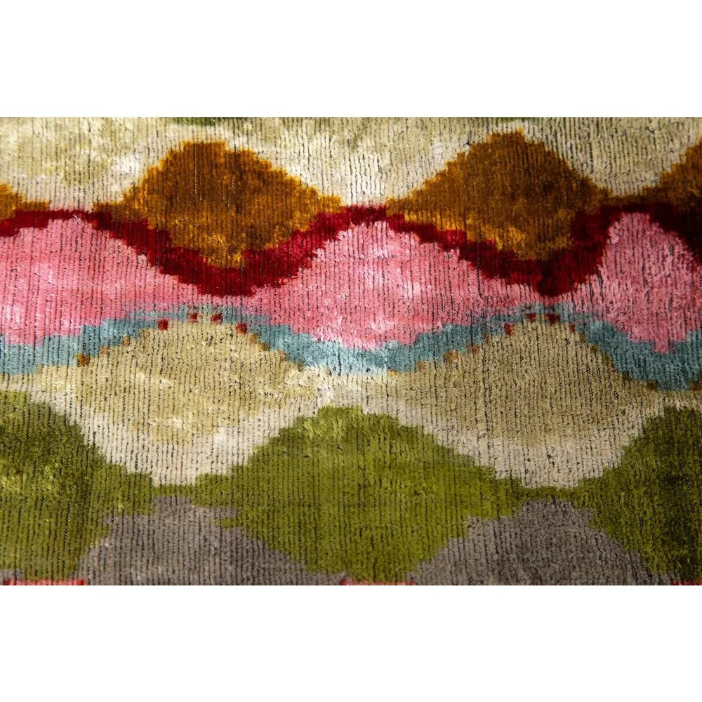 Velvet Throw Pillow 16x24 Inches - Soft  Cushion Feather Fill - Multicolored