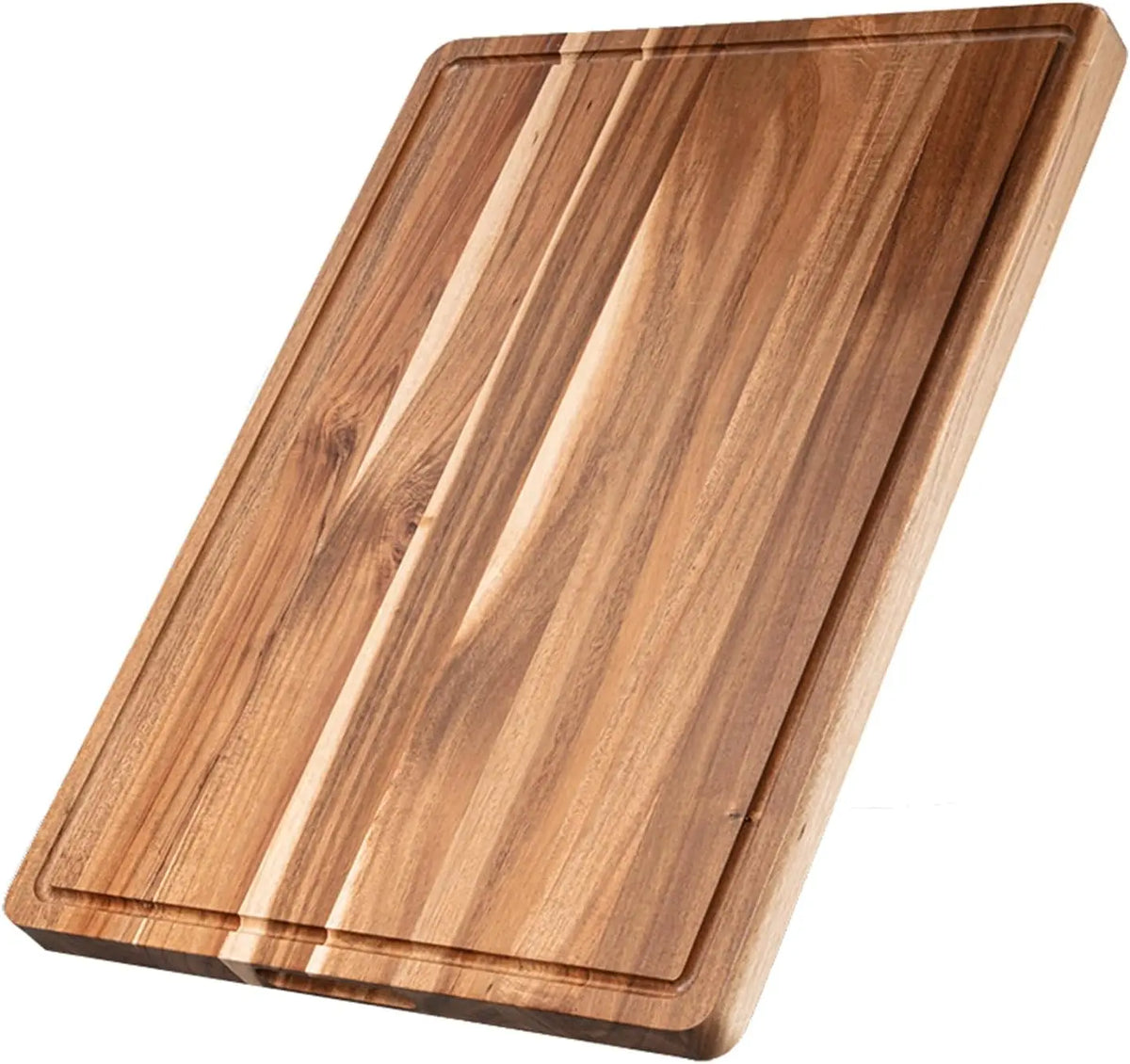 Acacia Wood Cutting Board,  with Juice Groove Thick Solid Wood