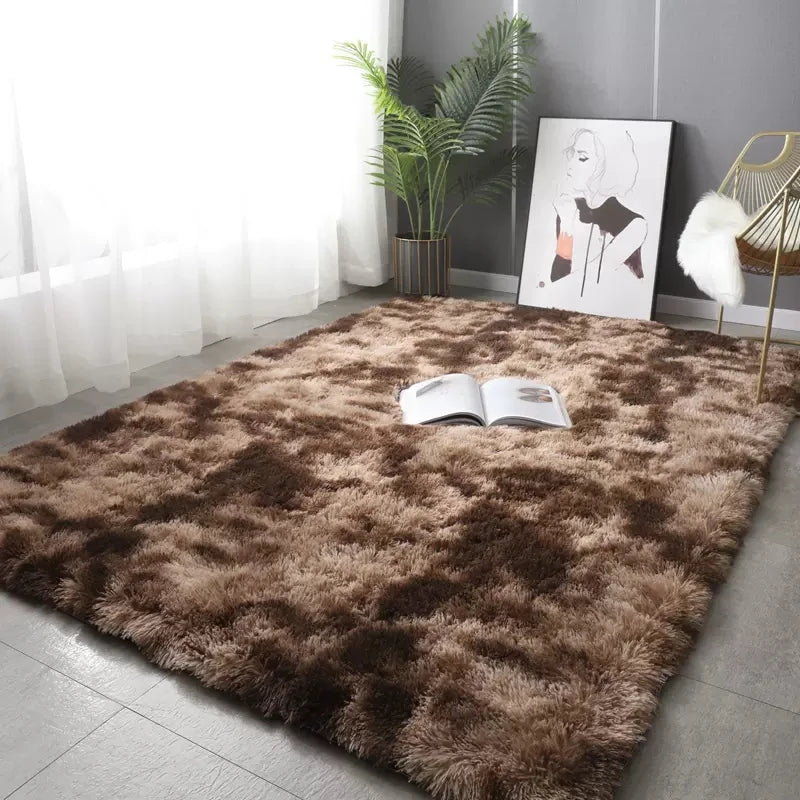 Plush Carpet For Living Room Sofa Floor Cushions  Modern Soft Fluffy