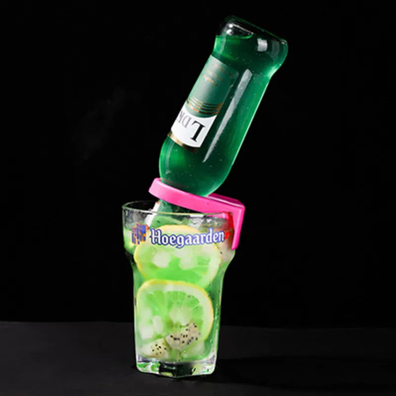3L White Craft Beer Glass Heat Resistant Large Hexagonal Pint Glass