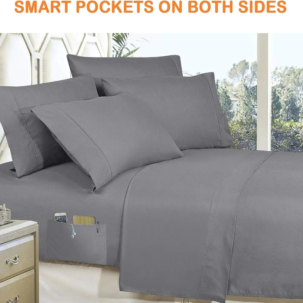 Elegant Comfort Luxury Best, Softest, Coziest 10-Piece Bed-in-a-Bag