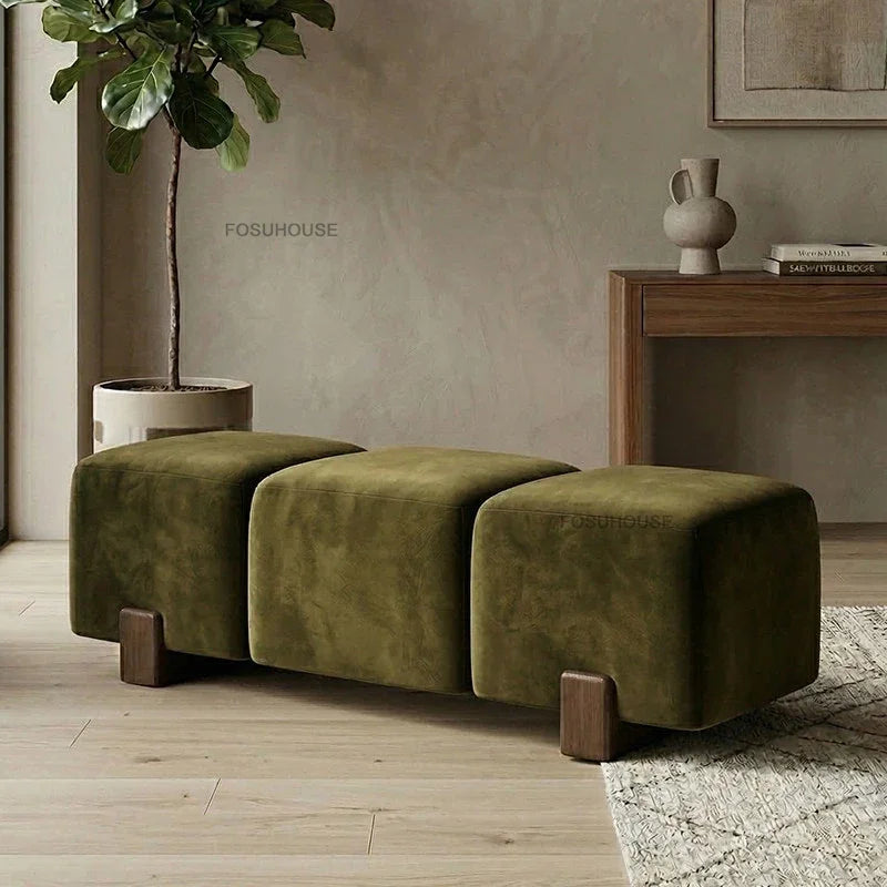 Italian Designer Ottoman Bench for Entryway