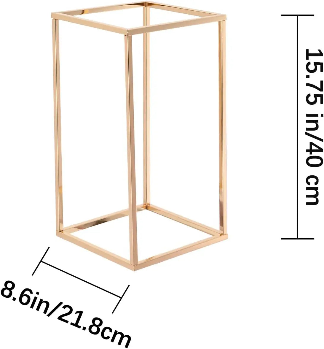15.7inch Gold Wedding Table Centerpiece, 5PCS