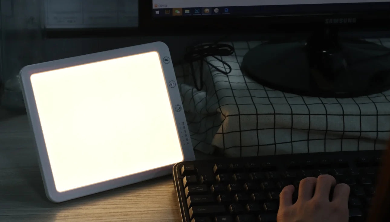 LED Daylight Lamp 10000 Lux UV-Free SAD Lamp,