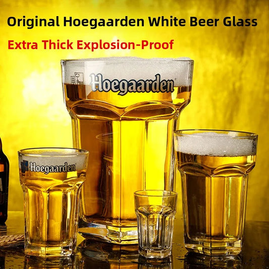 3L White Craft Beer Glass Heat Resistant Large Hexagonal Pint Glass