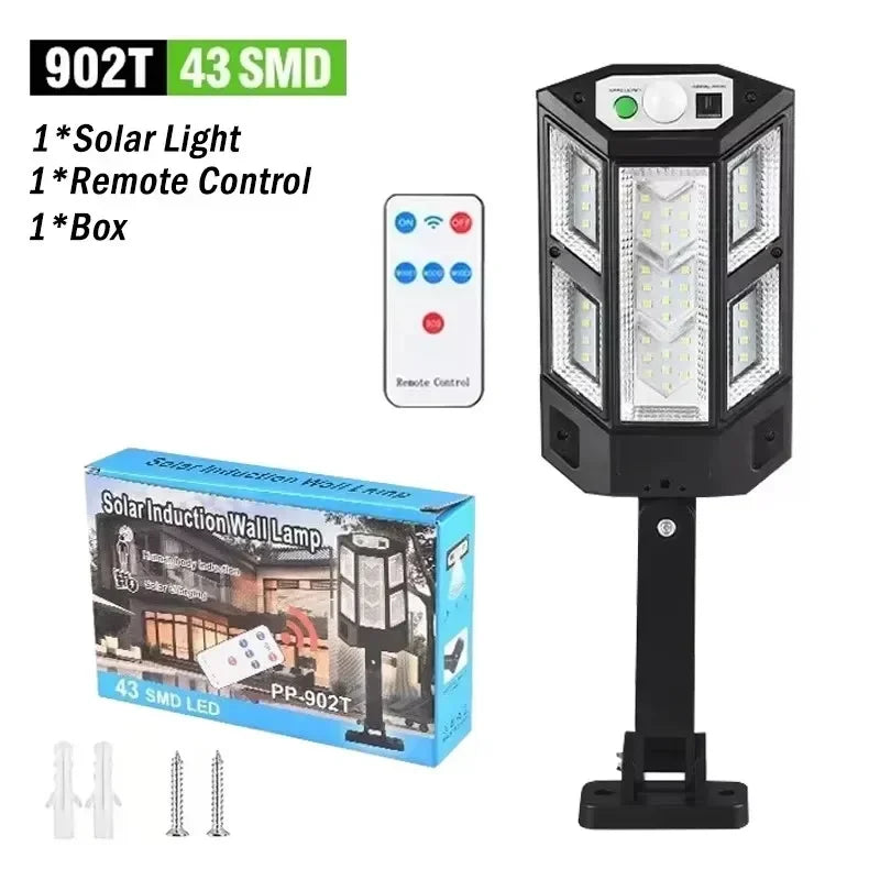 Solar LED Light, Outdoor Waterproof Wall Lamp