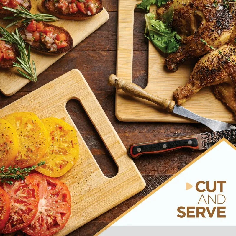 Bamboo Cutting Boards for Kitchen [Set of 3]