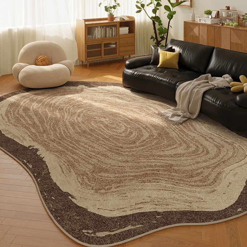 Irregular Shapes Rugs Thick Anti-slip Fluffy