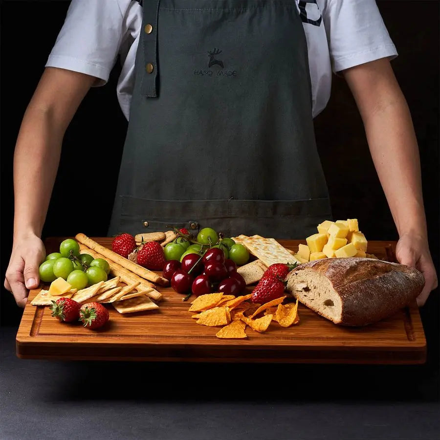 Cutting Board for Kitchen, 20x15 Extra Large, 1 Thick Bamboo