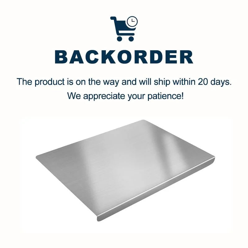 Stainless Steel Chopping Board, Non-slip Kitchen Chopping Board