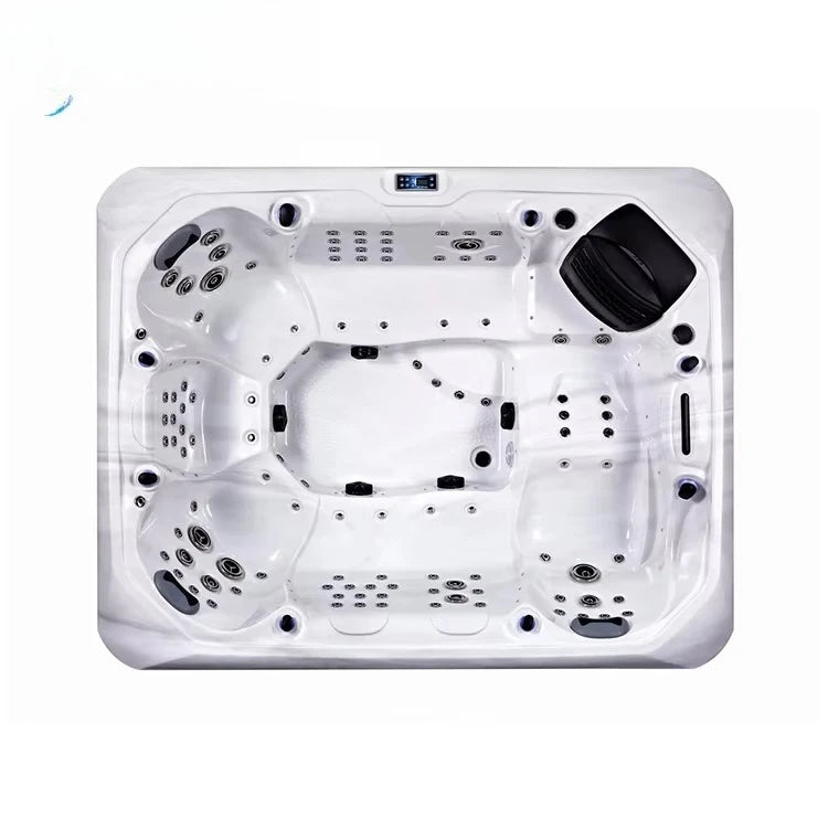 Whirlpool Spa Massage Bathtub Energy-efficient Hot Tub Saltwater Systems for 8 Person