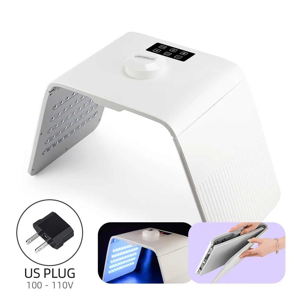 Foldable 7 Color LED Photon Facial Body Beauty Machine