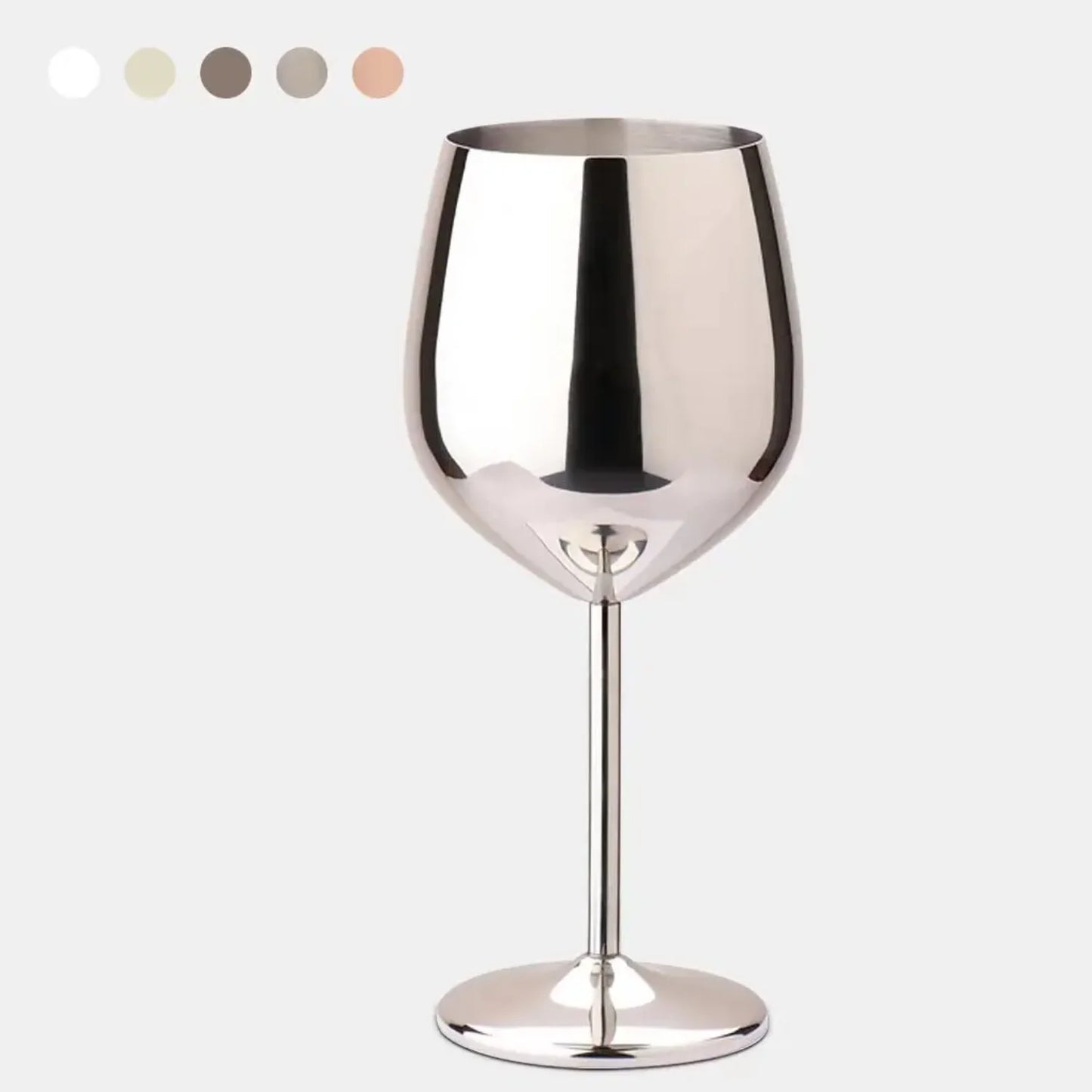 Stainless Steel Wine Glass Single-layer Drinkware