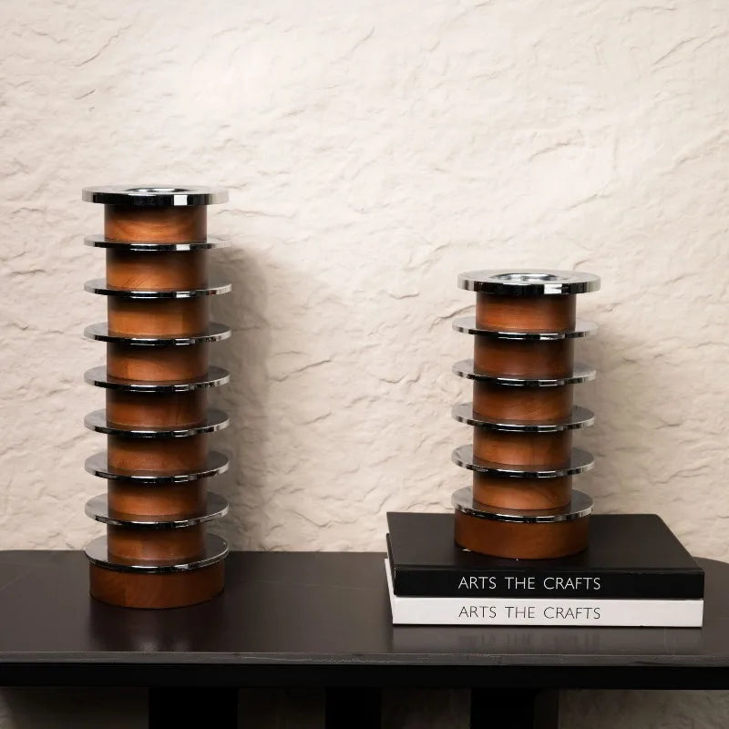 Candle Holders Candlesticks Home Tabletop Wax Light Container