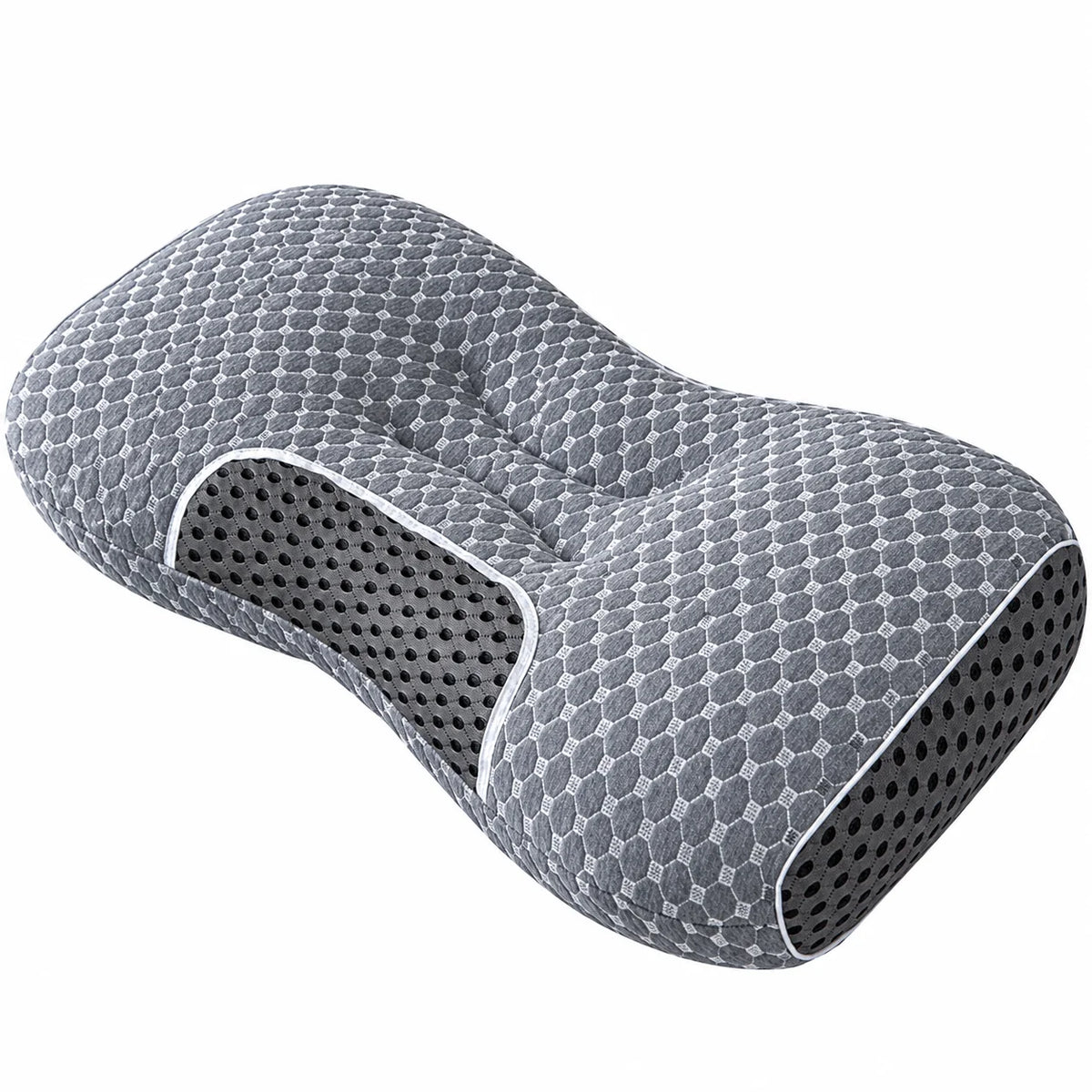 Ultra-Soft Ergonomic Neck Support Pillow, for Side, Back & Stomach Sleepers