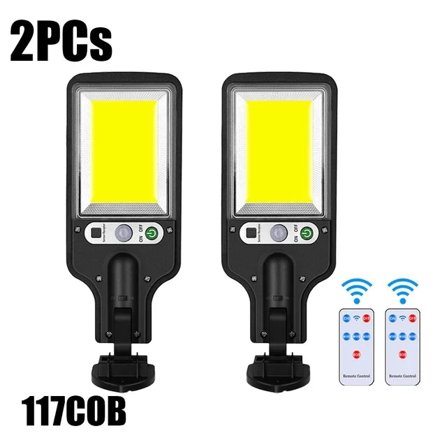 Solar Street Lights Outdoor, Solar Lamp With 3 Light Modes