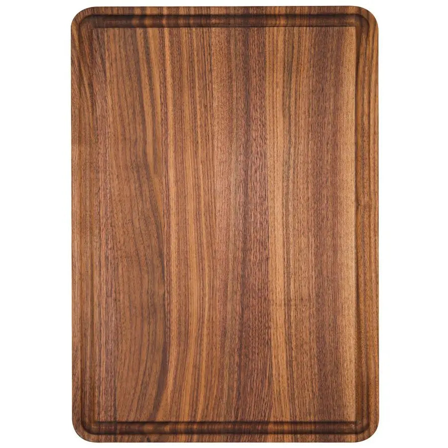 Walnut Wood Cutting Board, 12x8in -Deep Juice Groove