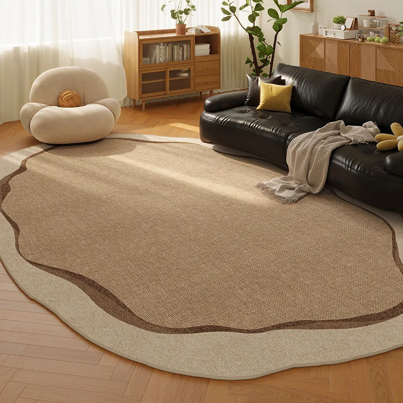 Irregular Shapes Rugs Thick Anti-slip Fluffy