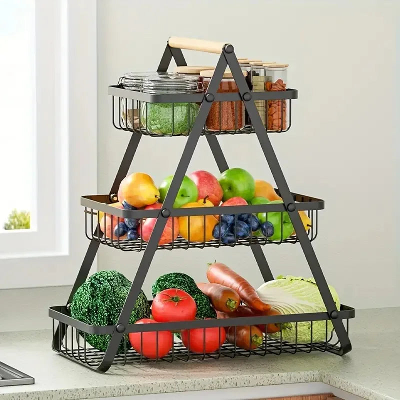 2/3 Tiers Storage Rack Multi-Purpose Fruit And Vegetable