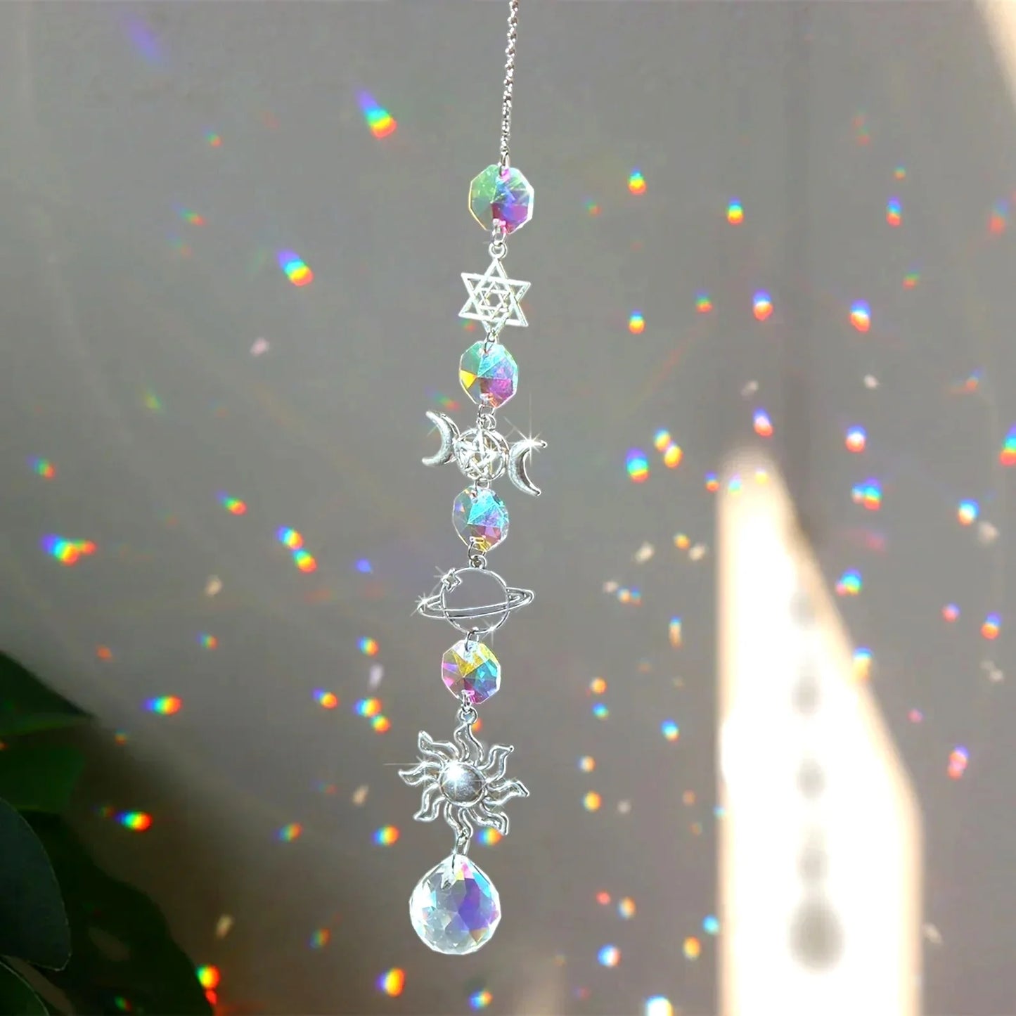 Crystal Wind Chime Rainbow Maker Sun Catcher Dream Catcher