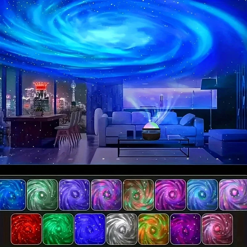 Aurora Starry Sky Projector  7 Lighting Effects