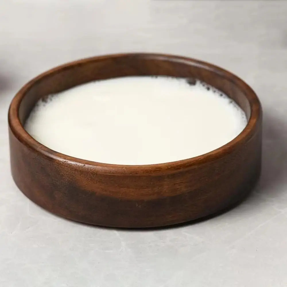 Practical Stackable Solid Wood Bowl Handmade