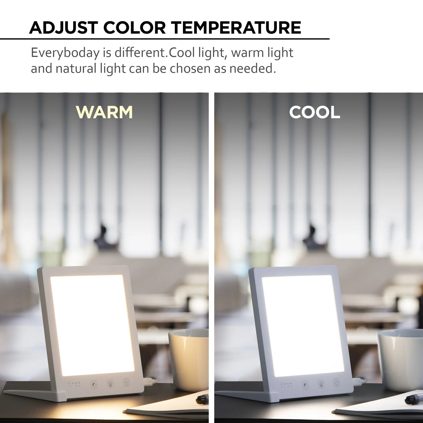 SAD lamp, full-spectrum fluorescent lamp