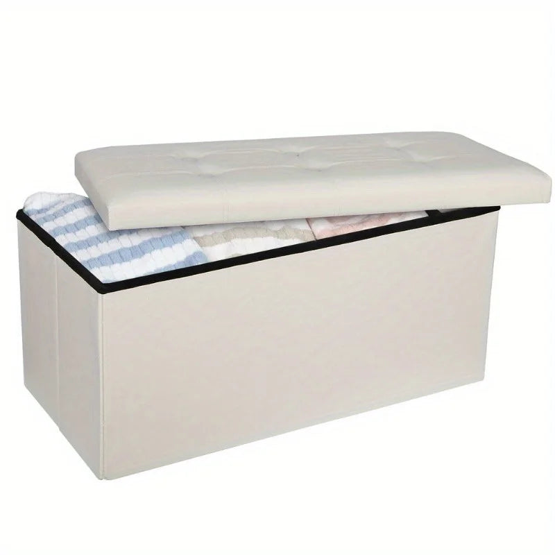 30''Folding Storage Ottoman