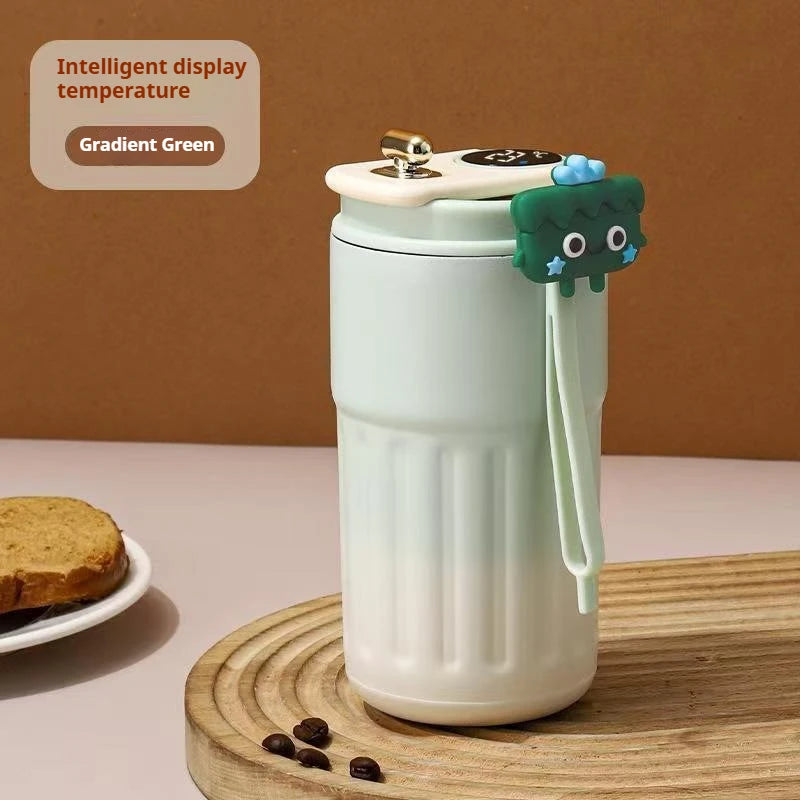 LED Temp Display Coffee Cup Stainless Steel Thermo Bottle