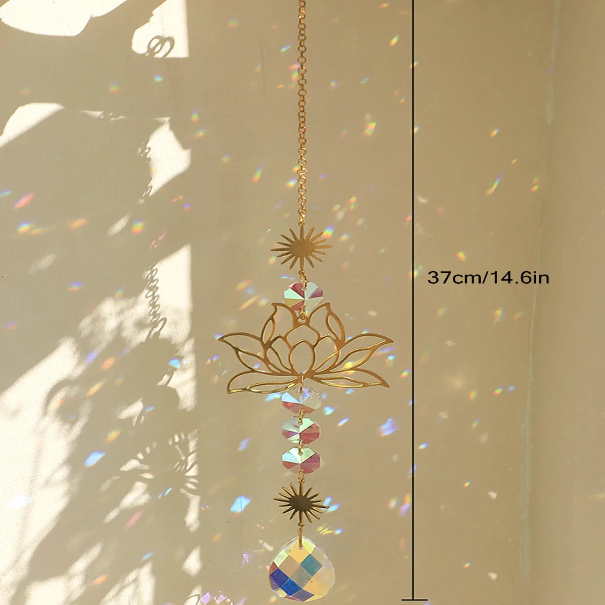 1pc Suncatcher Water Drop Pendant Crystal