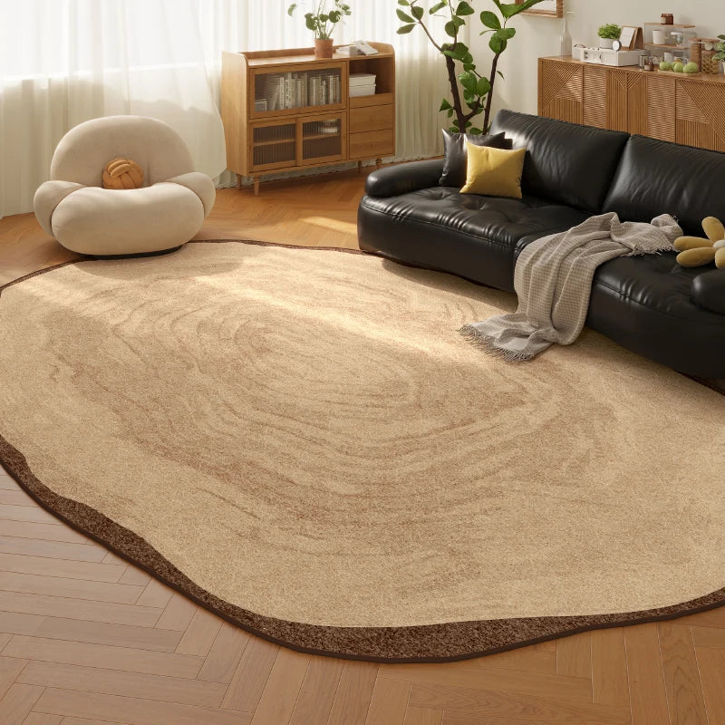 Irregular Shapes Rugs Thick Anti-slip Fluffy
