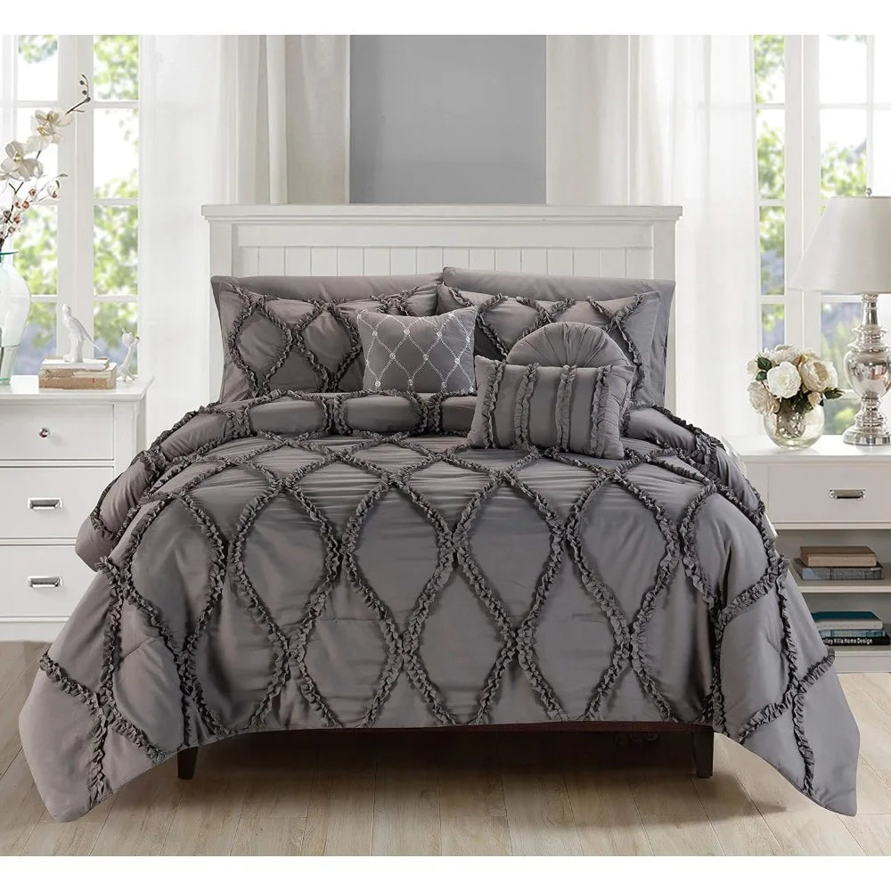 Elegant Comfort Luxury Best, Softest, Coziest 10-Piece Bed-in-a-Bag