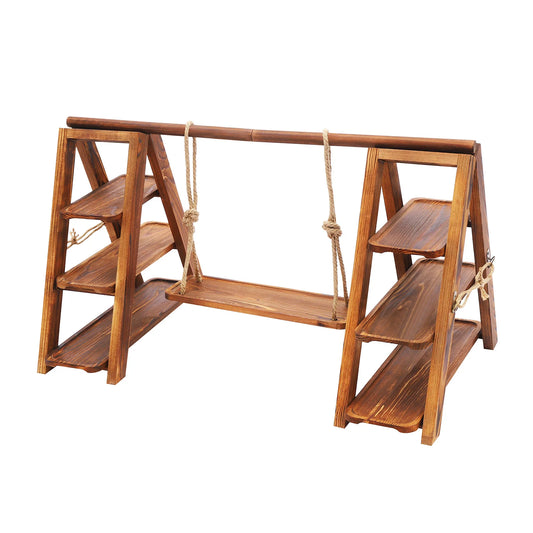3-Tier Wooden Serving Stand Tray