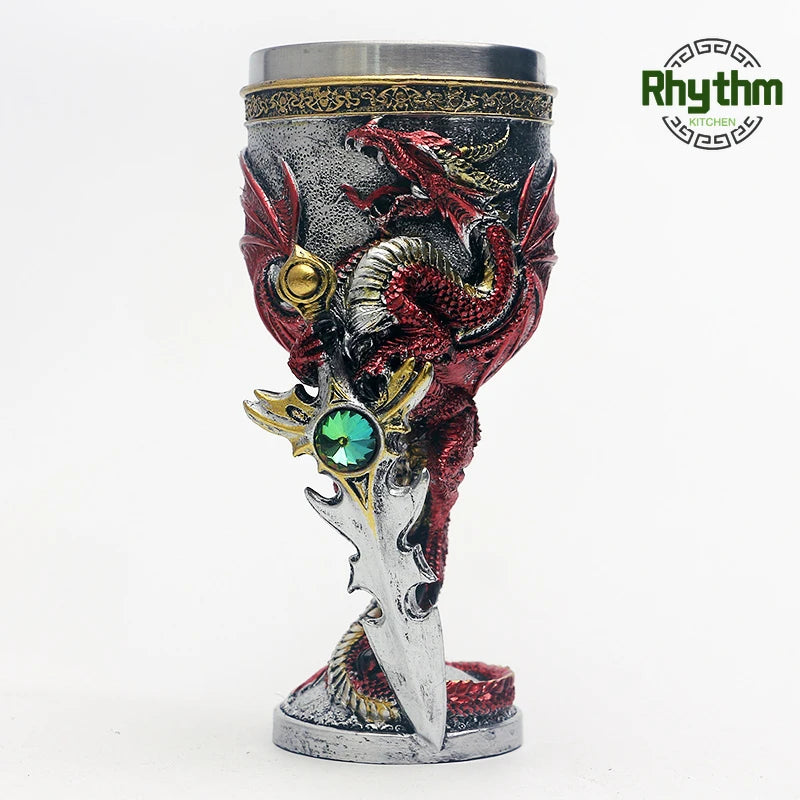 54 Styles Viking Pirate Series: Stainless Steel  Champagne Glass