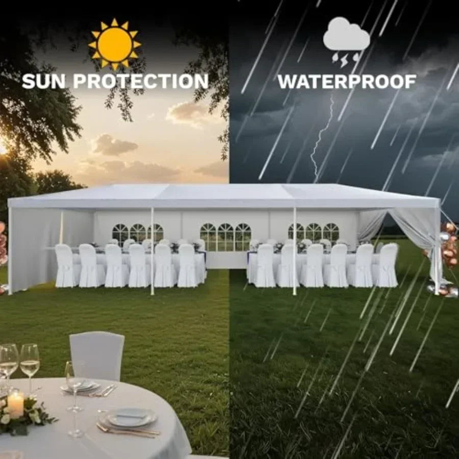 10'x30' Outdoor Heavy Duty  Tent Waterproof Sidewalls